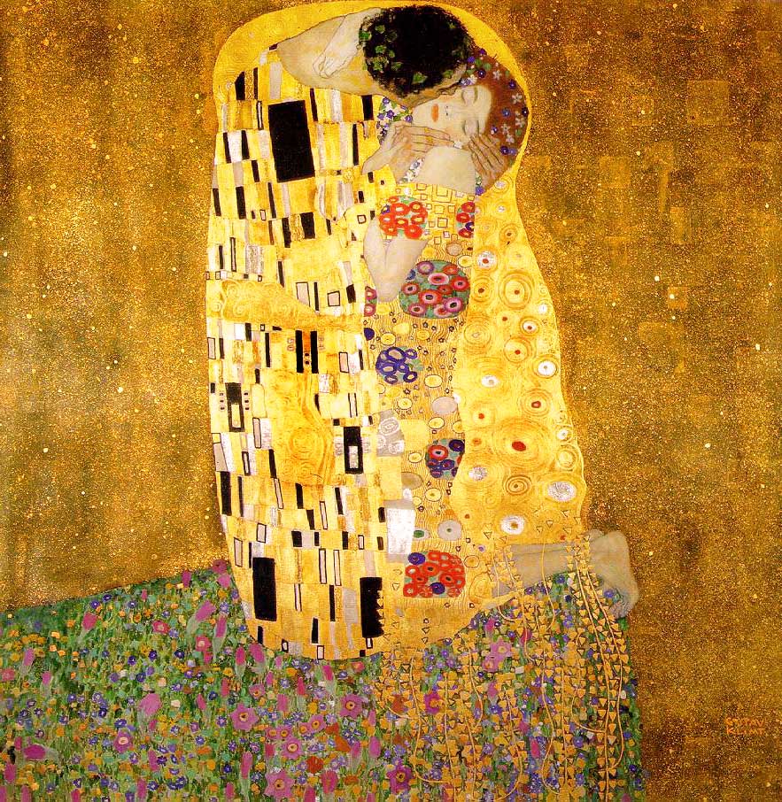 The Kiss by Gustav Klimt